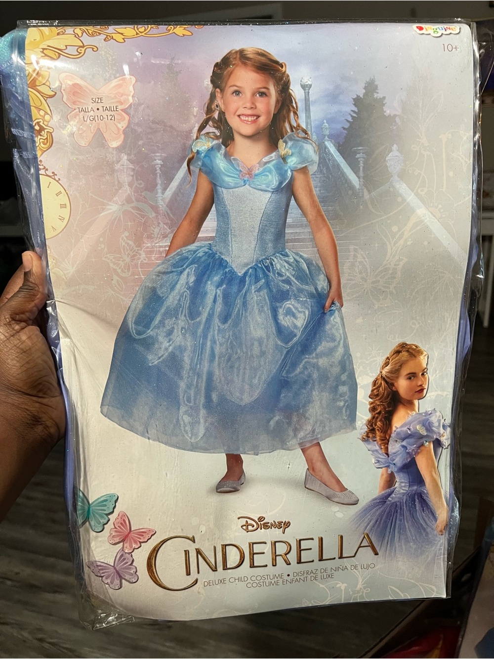 Disguise Blue Shimmer Princess Dress Costume